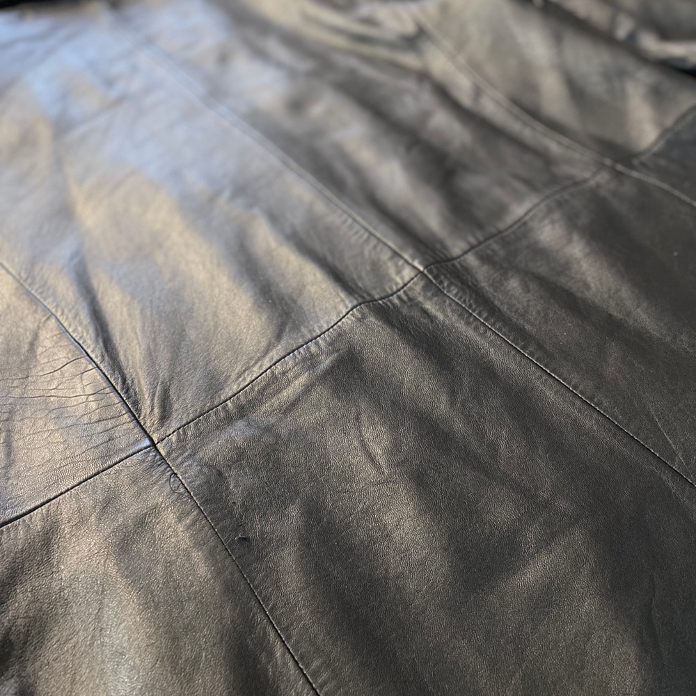 111 State Men's Black Leather Coat - Picture 8 of 10